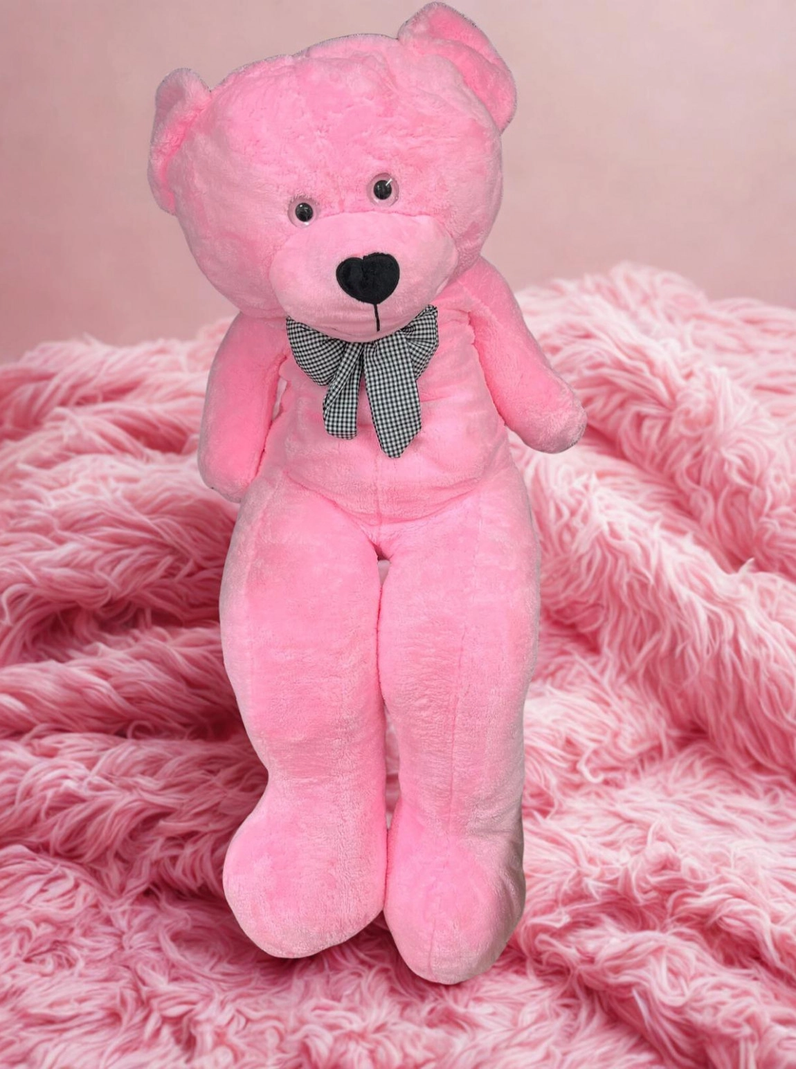 130 Cm Papyonlu Büyük Ayıcık - Pembe