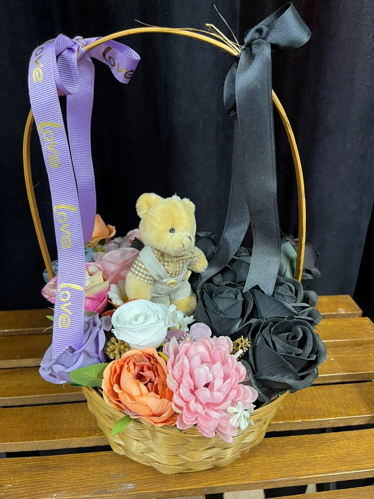 Karişik Gül Sepeti̇(Yapay)