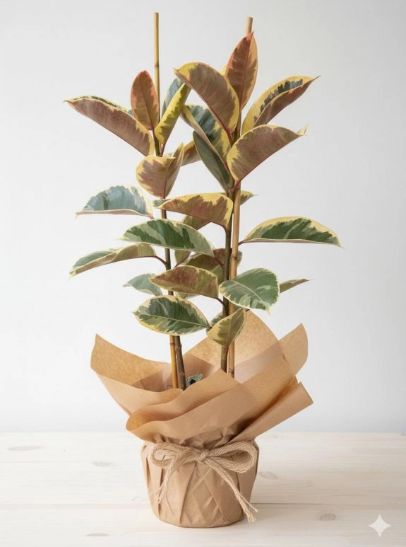 Kauçuk Çi̇çeği̇ Çi̇ft Dal